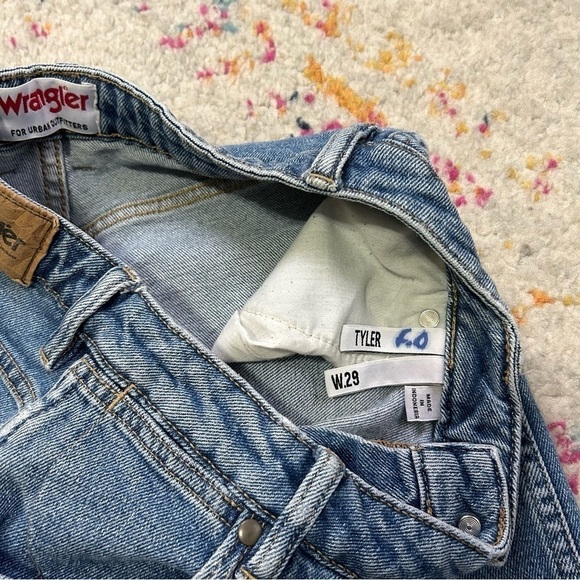 Wrangler for Urban Outfitters Tyler Straight Jeans in Blue sz 29 - Picture 4 of 4